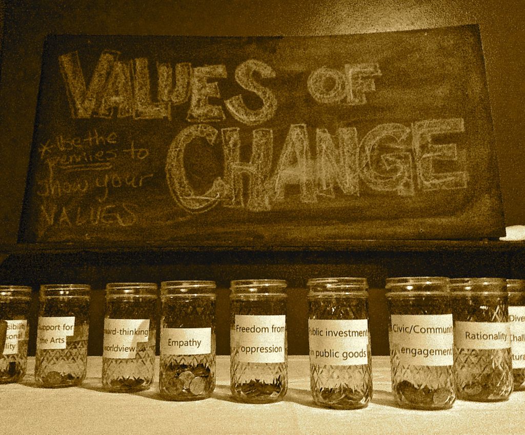 values of change